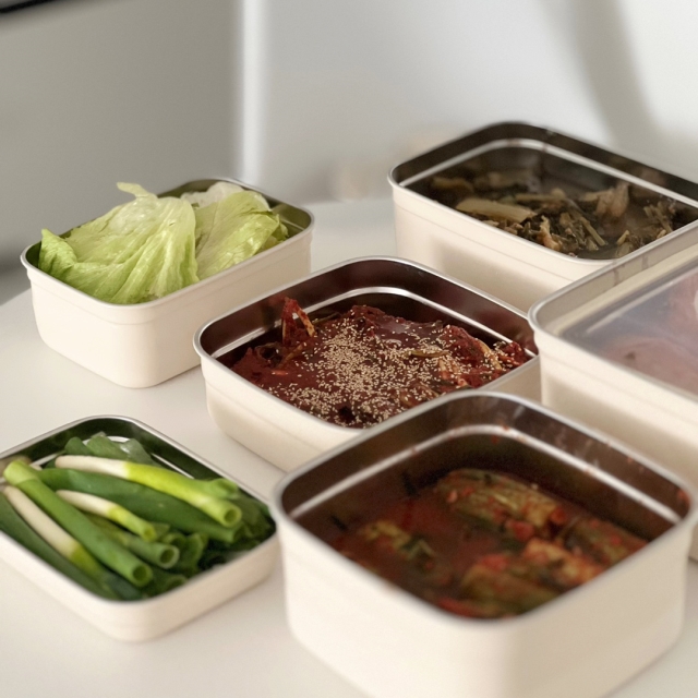 [재고정리] 세라믹 스텐 밀폐용기